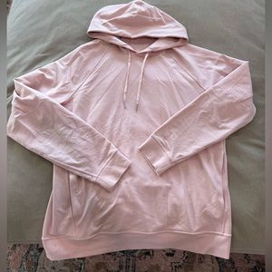 MENS CITY SWEAT PULLOVER HOODIE IN PINK